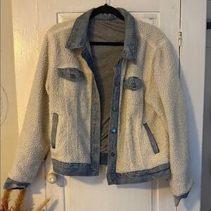 Sherpa cotton lined Denim Jacket